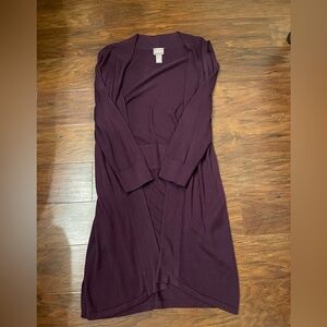 Chicos Knee Length Cardigan Size 0